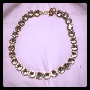 Glam Crystal Collar Necklace